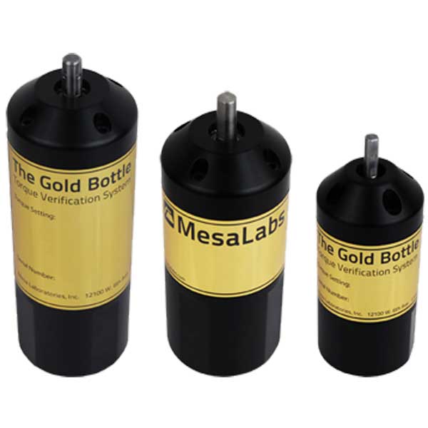 Mesa Labs Gold Bottle Torque Tester Validation